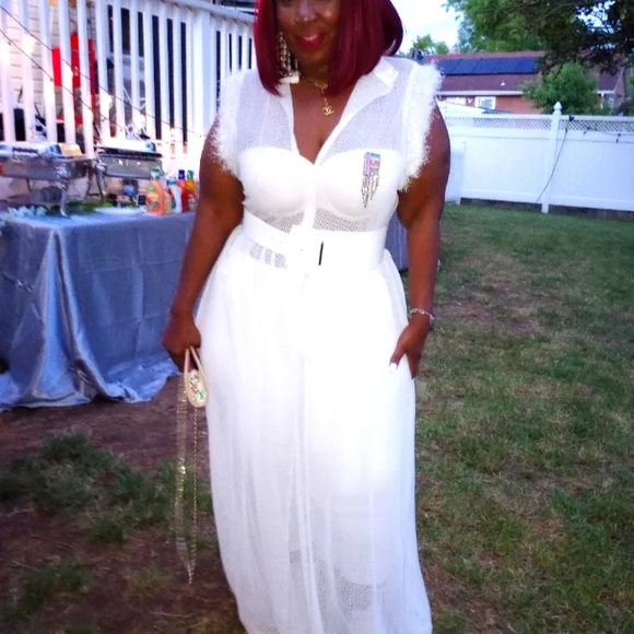 Net Swimsuit Coverup - Picture 1 of 2